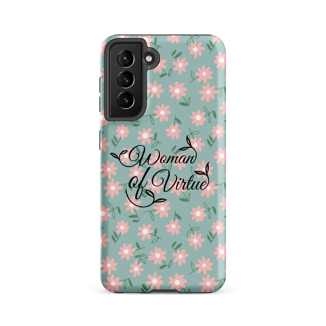 Christian Phone Case Woman of Virtue Daisy for Samsung® Samsung® Phone Cases Matte Samsung Galaxy S21 FE 