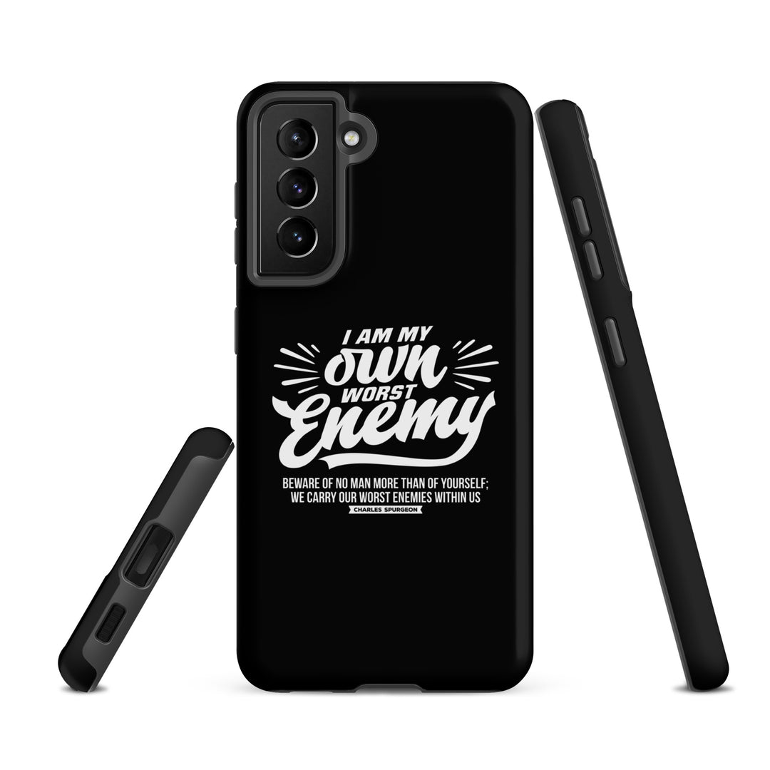 Christian Phone Case Worst Enemy Black for Samsung® Samsung® Phone Cases   