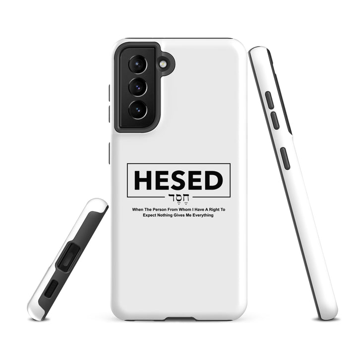 Christian Phone Case Hesed Everything White for Samsung® Samsung® Phone Cases   