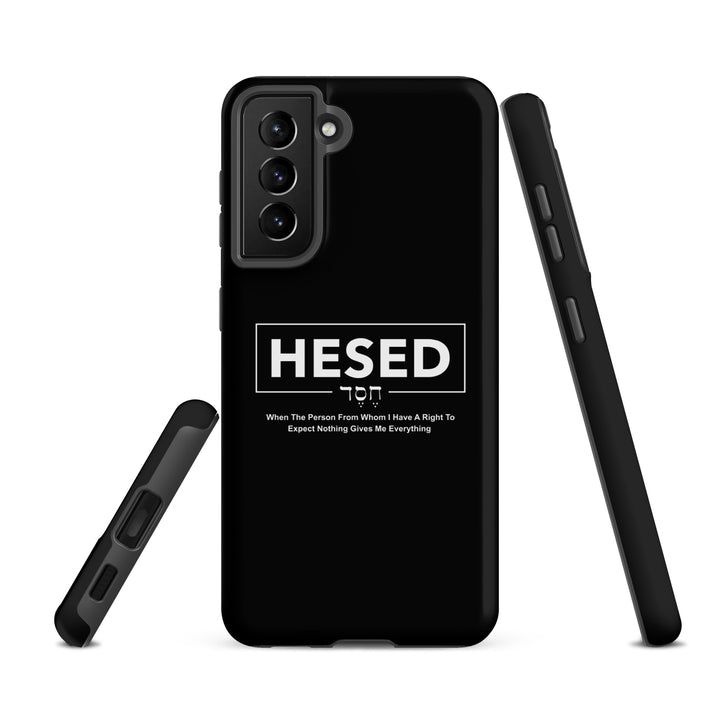 Christian Phone Case Hesed Everything Black for Samsung® Samsung® Phone Cases   