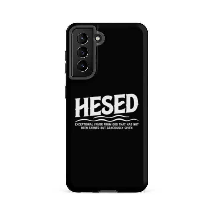 Christian Phone Case Exceptional Favor Black for Samsung® Samsung® Phone Cases Matte Samsung Galaxy S21 FE 