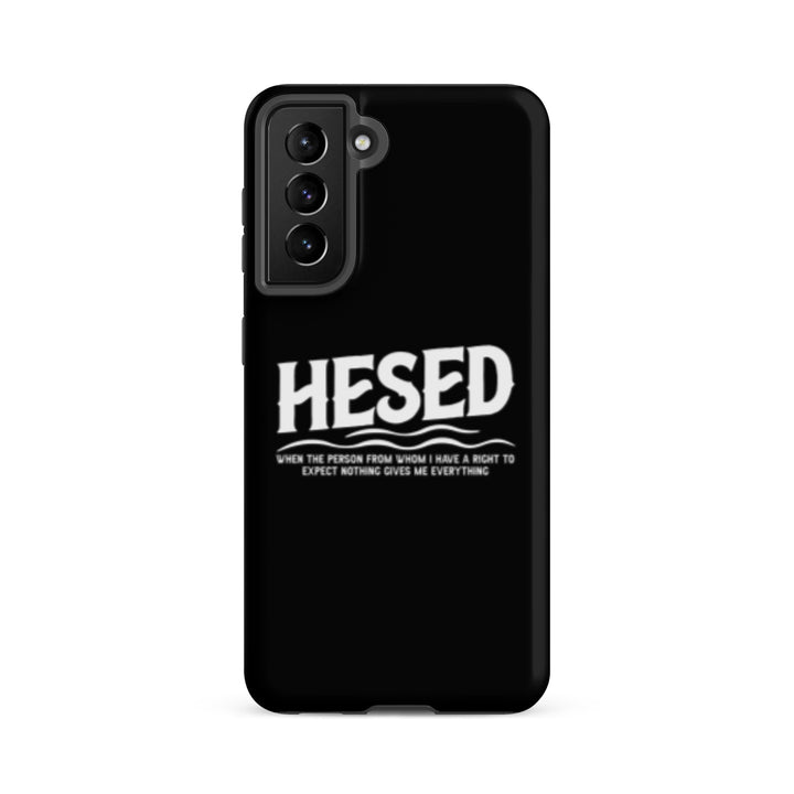 Christian Phone Case Hesed Everything Black  for Samsung® Samsung® Phone Cases Matte Samsung Galaxy S21 FE 