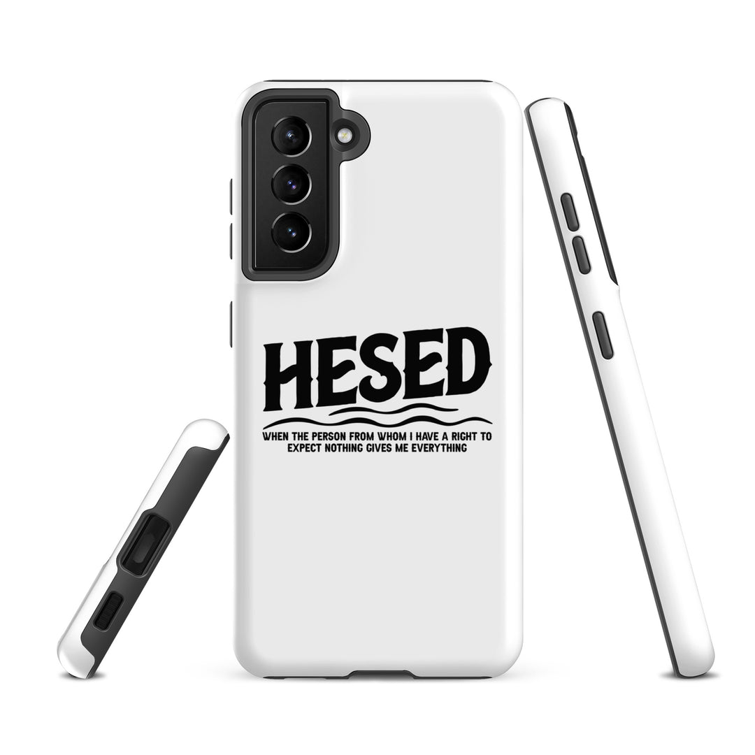 Christian Phone Case Hesed Everything White for Samsung® Samsung® Phone Cases   