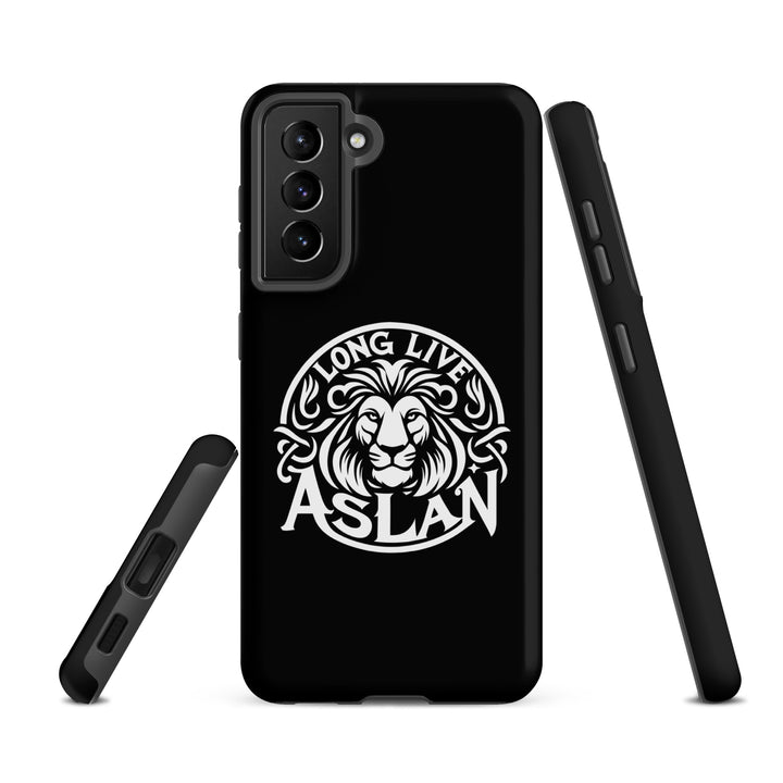 Christian Phone Case Long Live Aslan Black for Samsung® Samsung® Phone Cases   