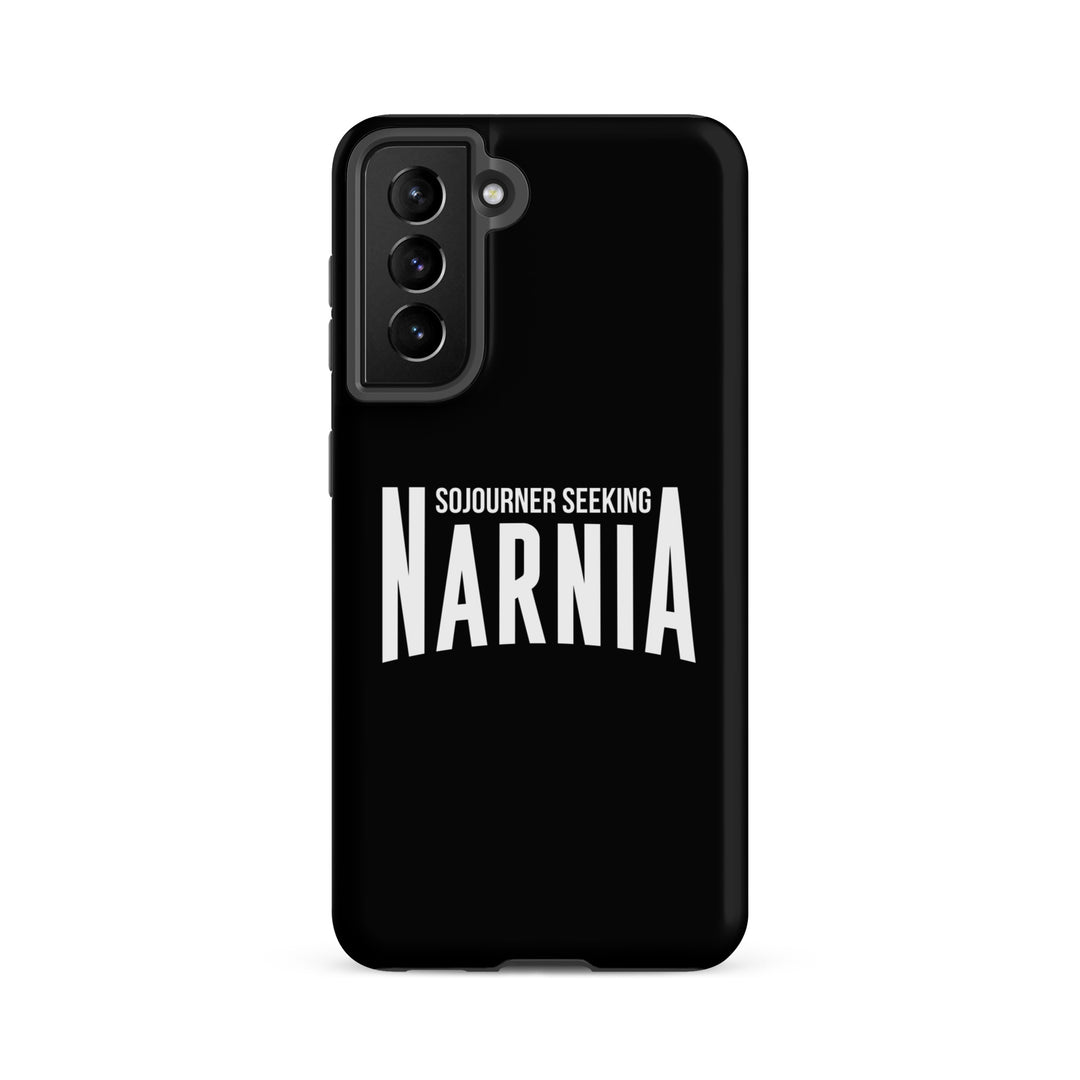 Christian Phone Case Sojourner Seeking Narnia Black for Samsung® Samsung® Phone Cases Matte Samsung Galaxy S21 FE 