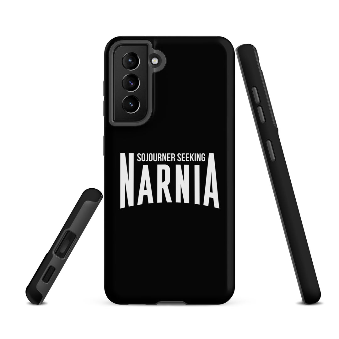 Christian Phone Case Sojourner Seeking Narnia Black for Samsung® Samsung® Phone Cases   