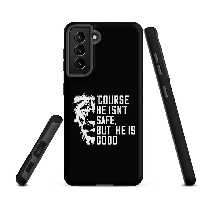 Christian Phone Case Christian Phone 'Course He Isn't Safe Black for Samsung® Samsung® Phone Cases   