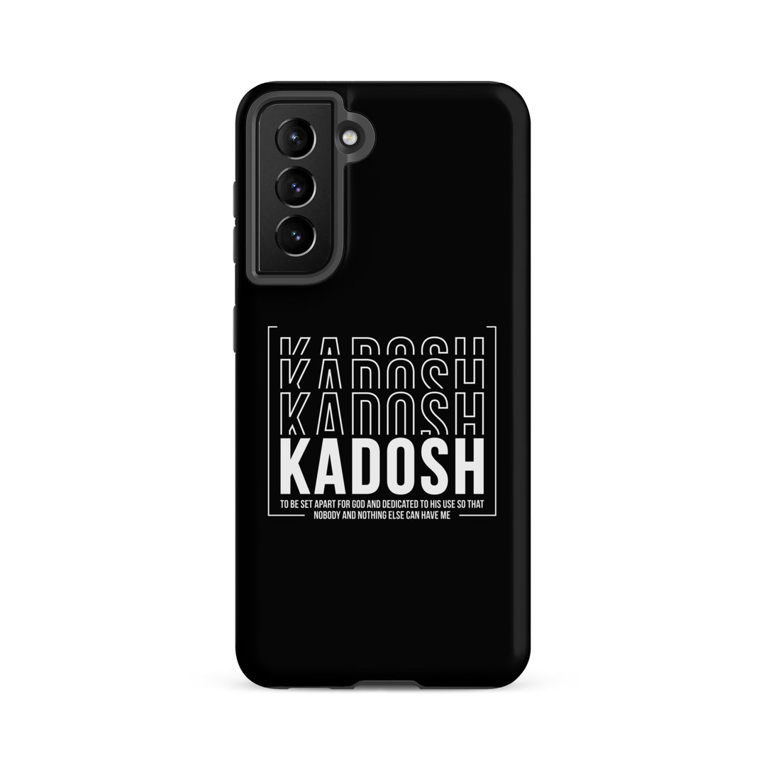 Christian Phone Case Kadosh Dedicated To His Use Black for Samsung® Samsung® Phone Cases Matte Samsung Galaxy S21 FE 