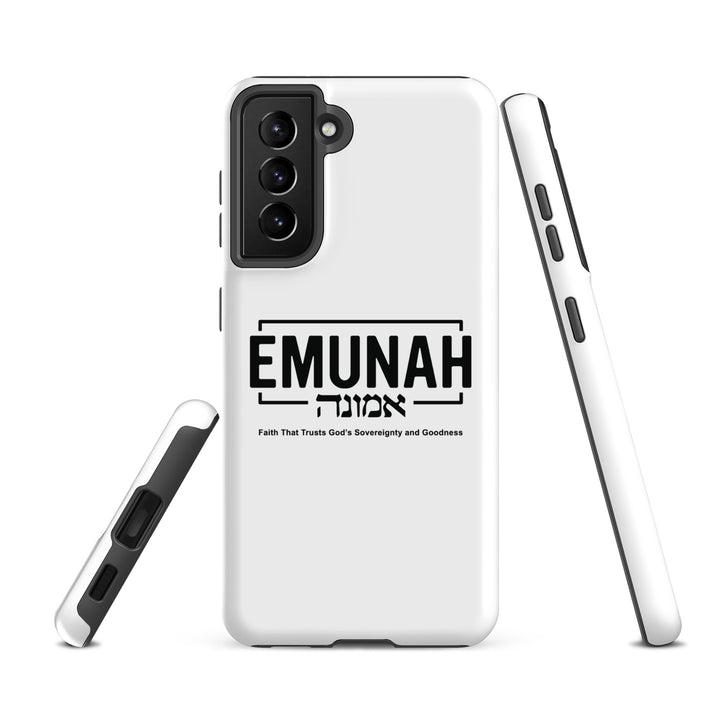 Christian Phone Case Emunah Faith That Trusts White for Samsung® Samsung® Phone Cases   