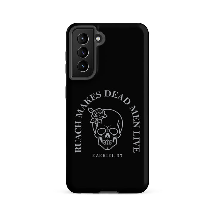 Christian Phone Case Ruach Makes Dead Men Live Black for Samsung® Samsung® Phone Cases Matte Samsung Galaxy S21 FE 