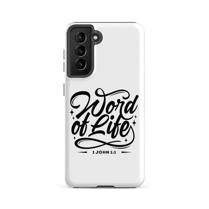 Christian Phone Case Word of Life White for Samsung® Samsung® Phone Cases Matte Samsung Galaxy S21 FE 