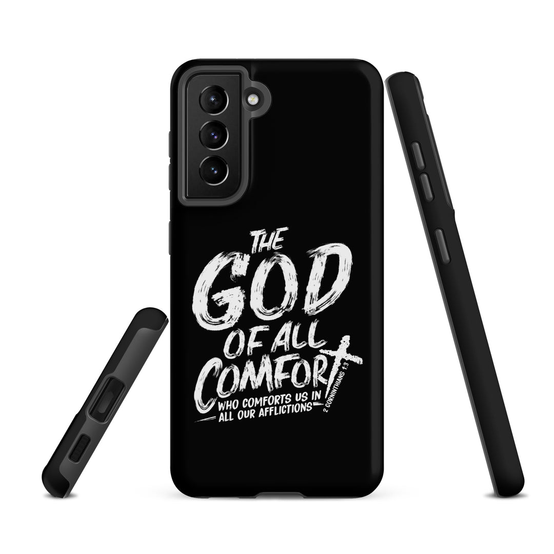 Christian Phone Case God of All Comfort Black for Samsung® Samsung® Phone Cases   