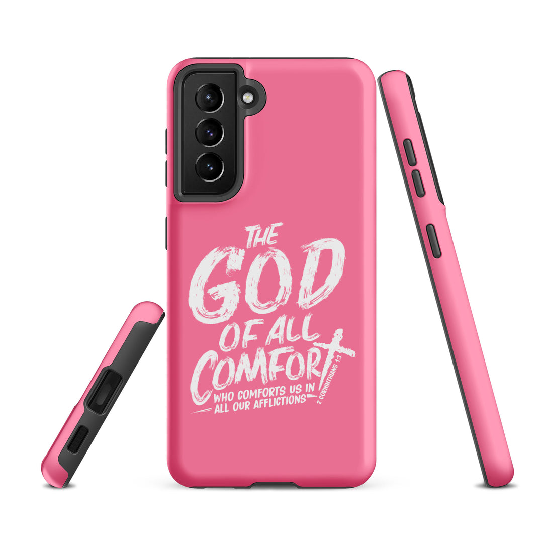 Christian Phone Case God of All Comfort Pink for Samsung® Samsung® Phone Cases   