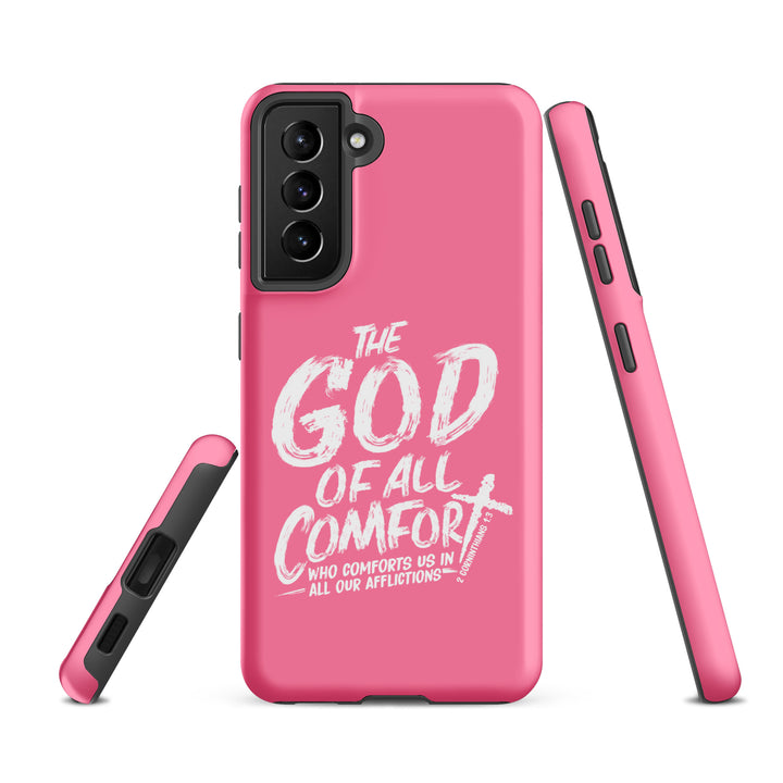 Christian Phone Case God of All Comfort Pink for Samsung® Samsung® Phone Cases   