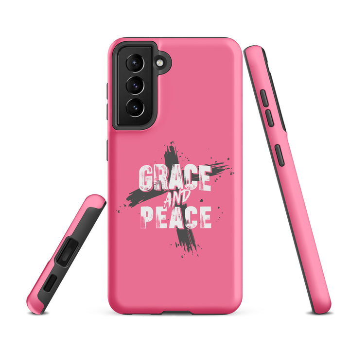 Christian Phone Case Grace and Peace Pink for Samsung® Samsung® Phone Cases   