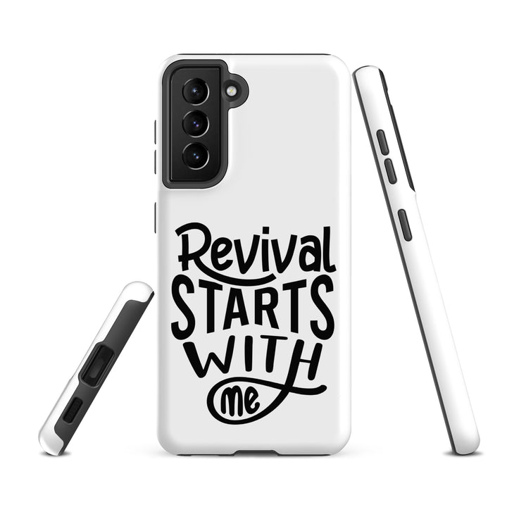 Christian Phone Case Revival Starts With Me White for Samsung® Samsung® Phone Cases   