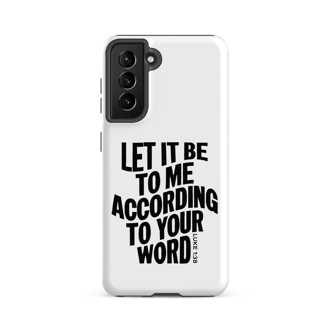 Christian Phone Case According To Your Word White for Samsung® Samsung® Phone Cases Matte Samsung Galaxy S21 FE 