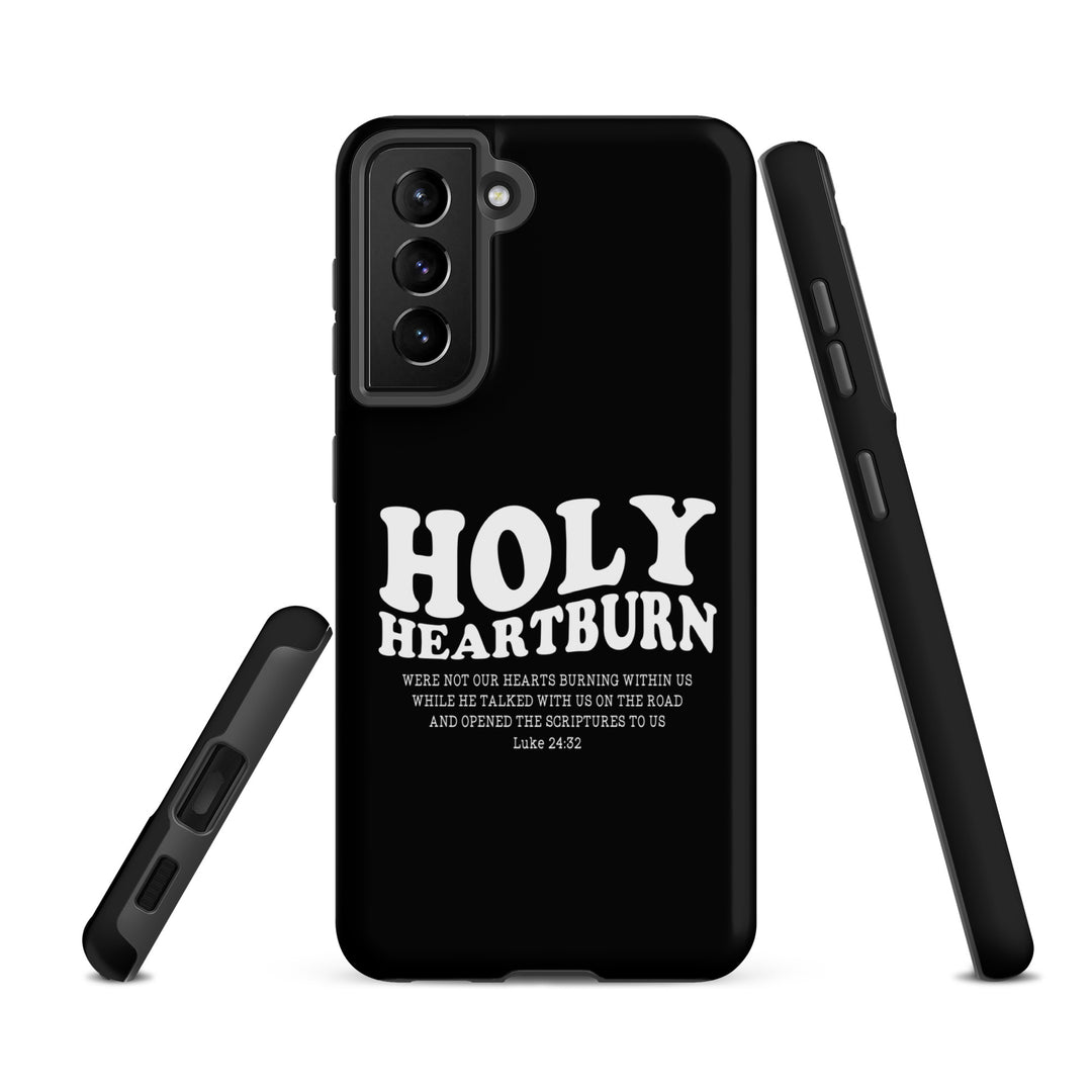 Christian Phone Case Holy Heartburn Black for Samsung® Samsung® Phone Cases   