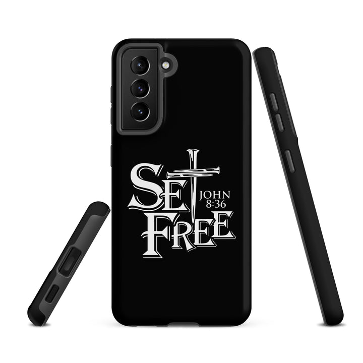 Christian Phone Case Set Free Black for Samsung® Samsung® Phone Cases   