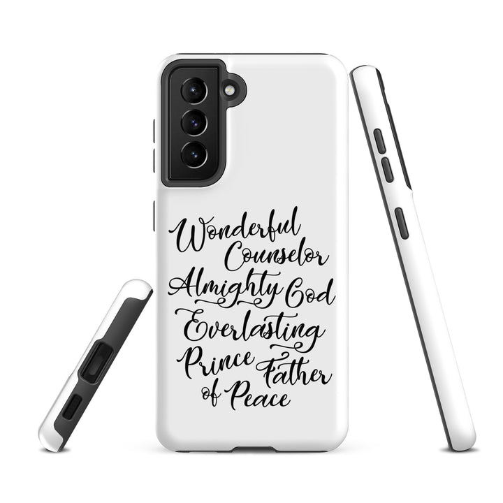 Christian Phone Case Wonderful Counselor White for Samsung® Samsung® Phone Cases   