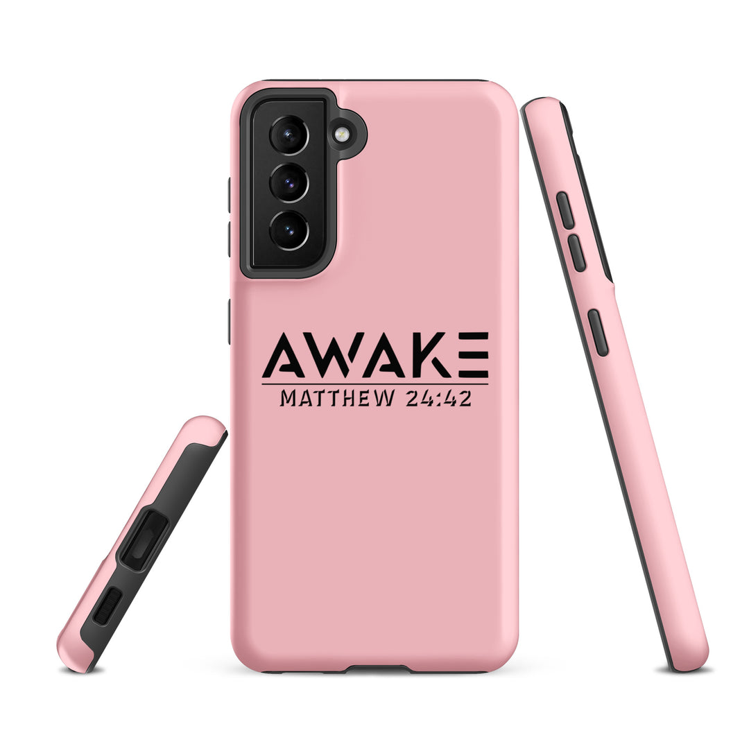 Christian Phone Case Awake  Pink for Samsung® Samsung® Phone Cases   