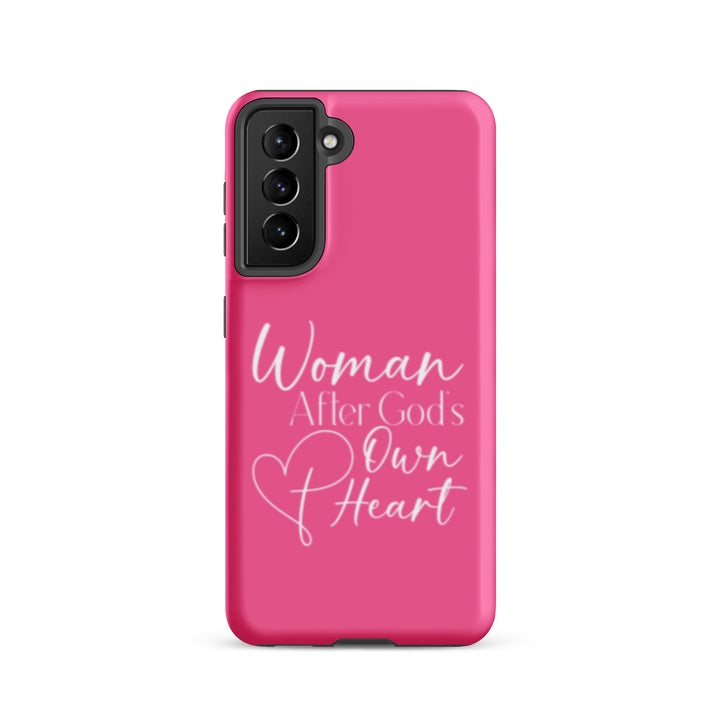 Christian Phone Case Woman After God's Heart for Samsung® Samsung® Phone Cases Matte Samsung Galaxy S21 