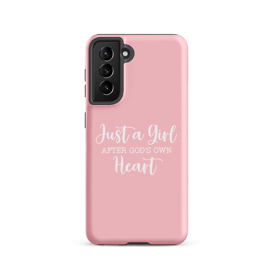 Christian Phone Case Girl After God's Heart for Samsung® Samsung® Phone Cases Matte Samsung Galaxy S21 