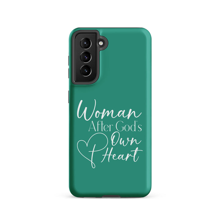 Christian Phone Case Woman After God's Heart for Samsung® Samsung® Phone Cases Matte Samsung Galaxy S21 