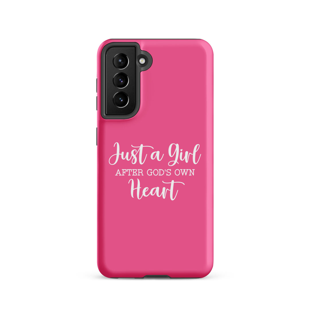 Christian Phone Case Girl After God's Heart for Samsung® Samsung® Phone Cases Matte Samsung Galaxy S21 