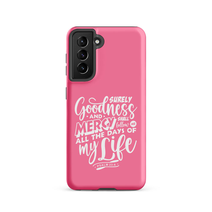 Christian Phone Case Goodness and Mercy for Samsung® Samsung® Phone Cases Matte Samsung Galaxy S21 