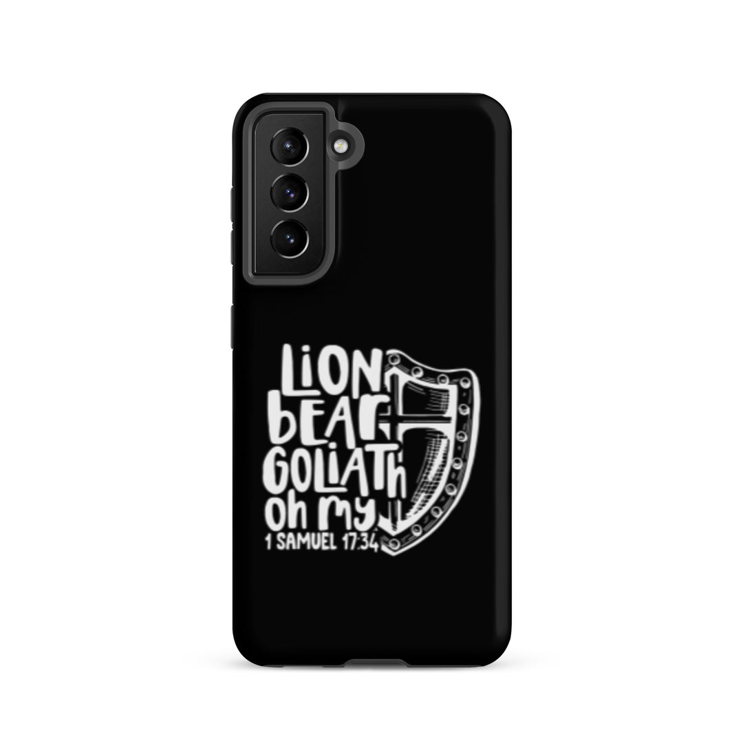 Christian Phone Case Lion Bear Goliath Oh My for Samsung® Samsung® Phone Cases Matte Samsung Galaxy S21 