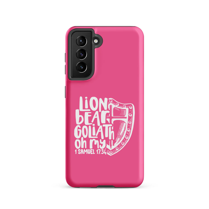 Christian Phone Case Lion Bear Goliath Oh My for Samsung® Samsung® Phone Cases Matte Samsung Galaxy S21 