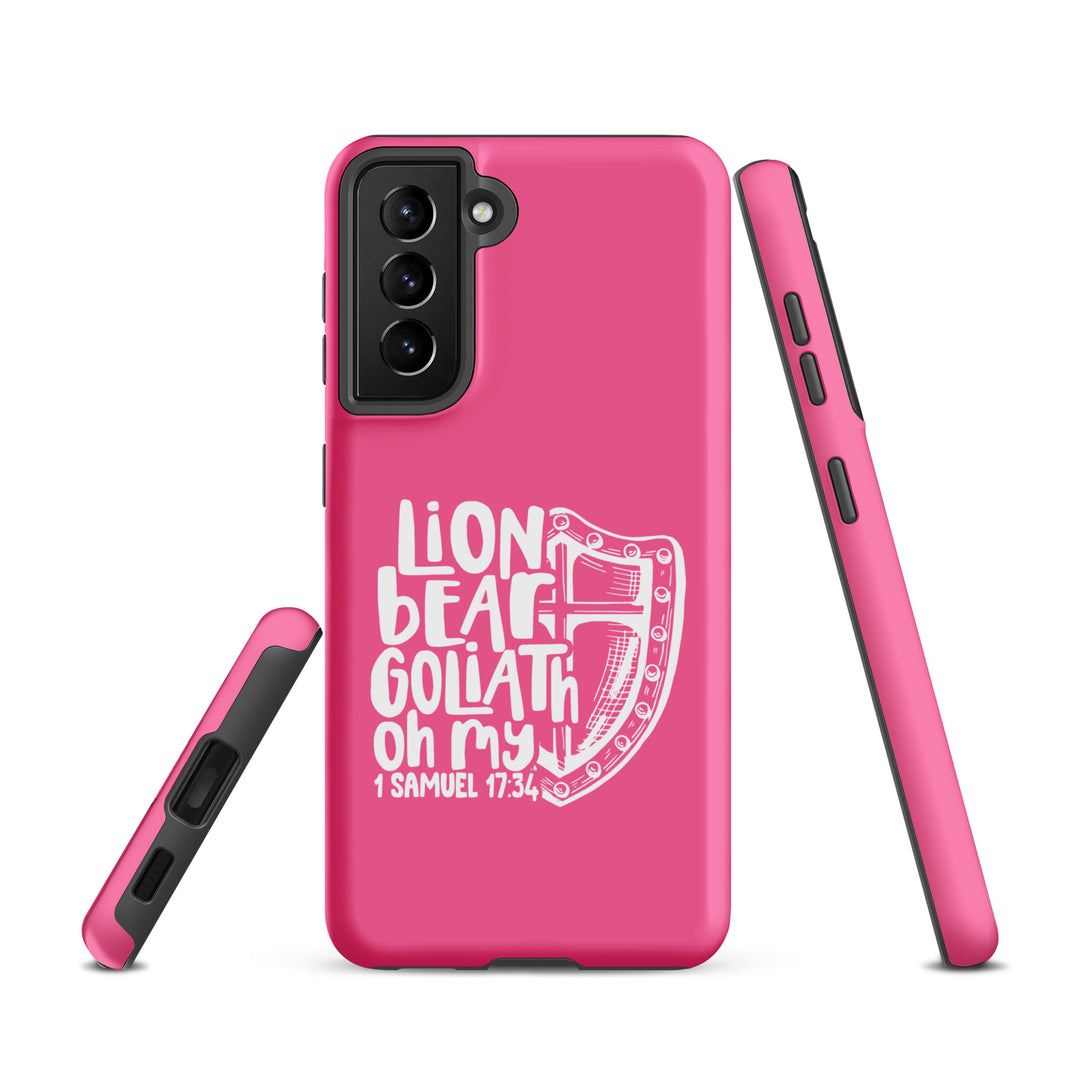 Christian Phone Case Lion Bear Goliath Oh My for Samsung® Samsung® Phone Cases   