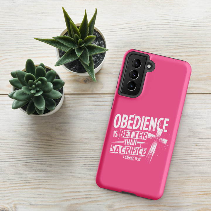 Christian Phone Case Obedience Is Better for Samsung® Samsung® Phone Cases   