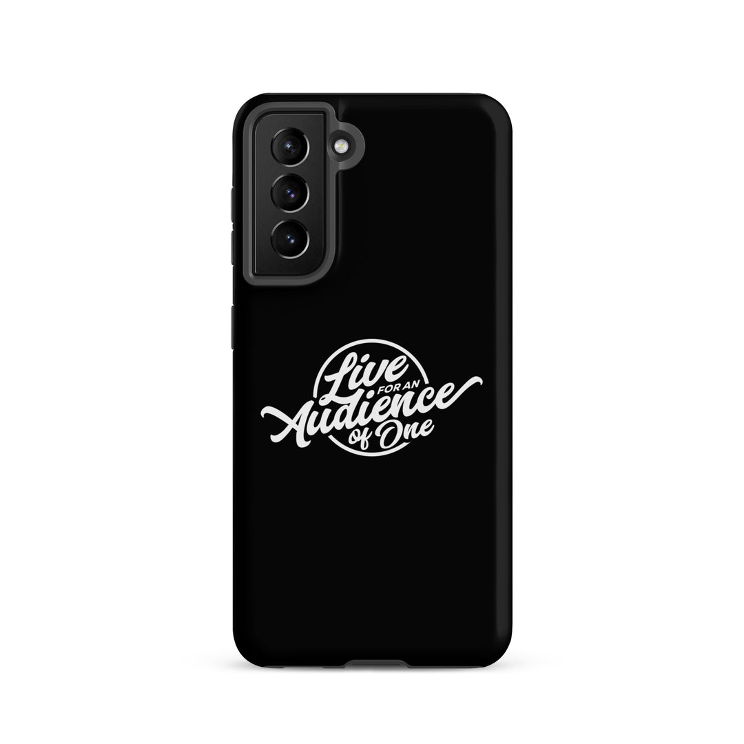 Christian Phone Case Audience of One Black for Samsung® Samsung® Phone Cases Matte Samsung Galaxy S21 