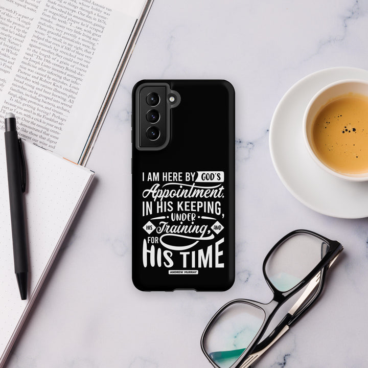 Christian Phone Case His Time Black for Samsung® Samsung® Phone Cases   