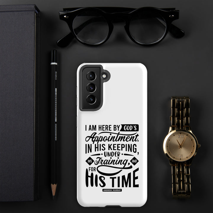 Christian Phone Case His Time White for Samsung® Samsung® Phone Cases   