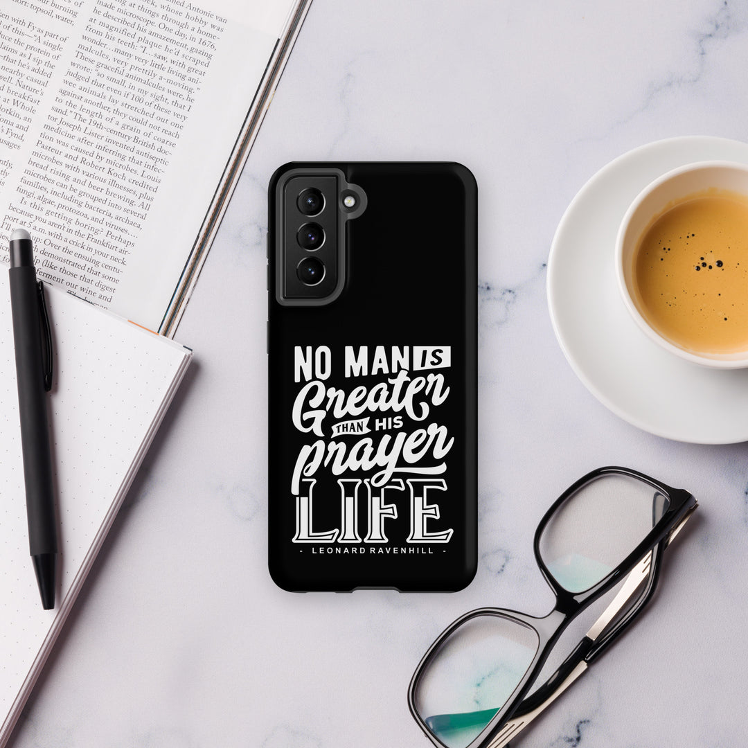 Christian Phone Case Prayer Life Black for Samsung® Samsung® Phone Cases   