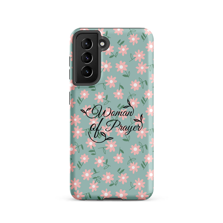 Christian Phone Case Woman of Prayer Daisy for Samsung® Samsung® Phone Cases Matte Samsung Galaxy S21 