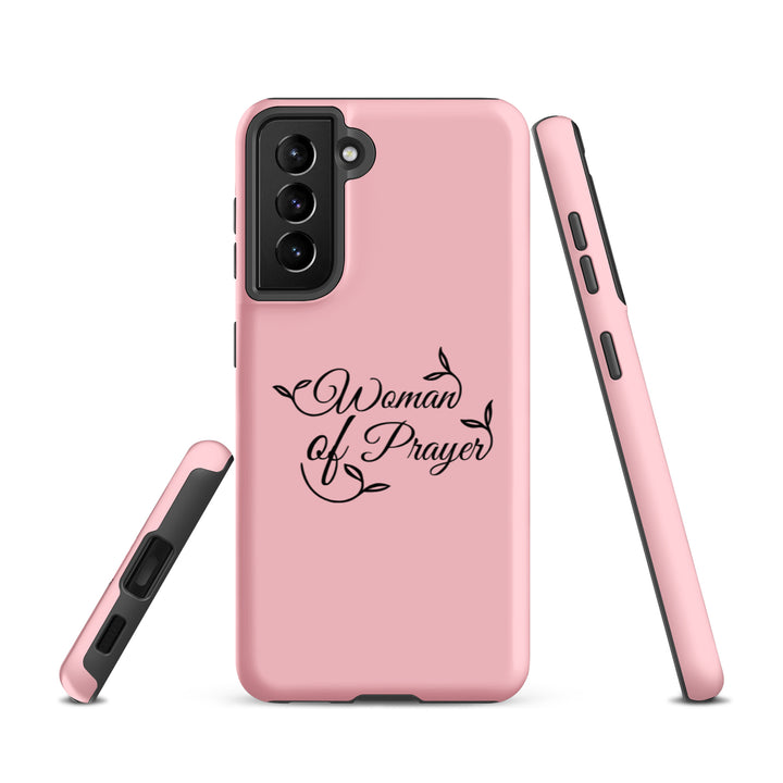 Christian Phone Case Woman of Prayer Pink for Samsung® Samsung® Phone Cases   