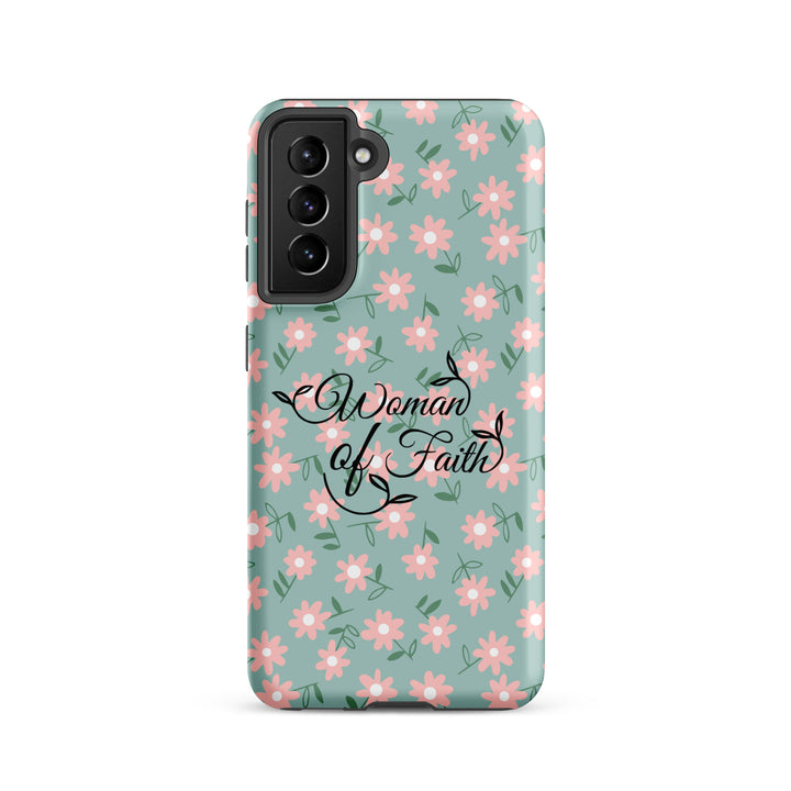 Christian Phone Case Woman of Faith Daisy for Samsung® Samsung® Phone Cases Matte Samsung Galaxy S21 