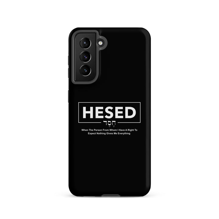 Christian Phone Case Hesed Everything Black for Samsung® Samsung® Phone Cases   