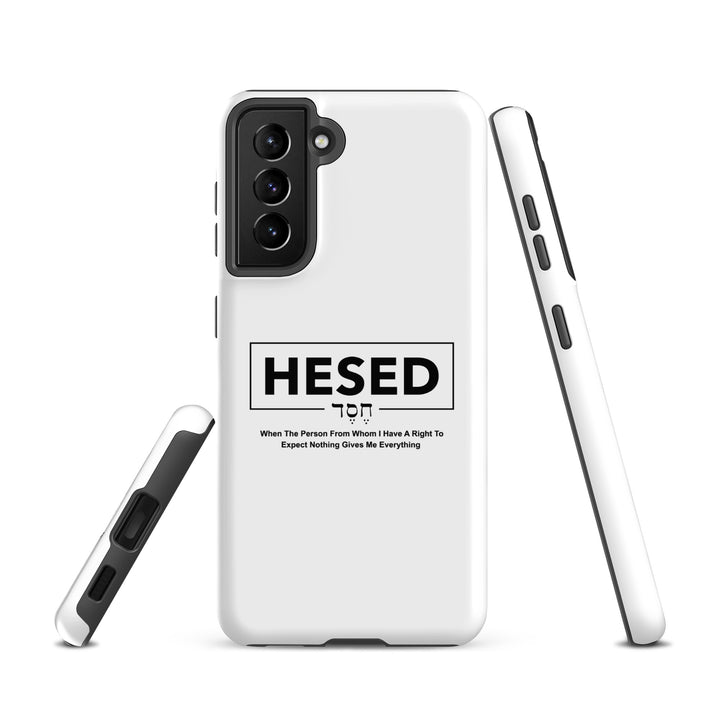 Christian Phone Case Hesed Everything White for Samsung® Samsung® Phone Cases   