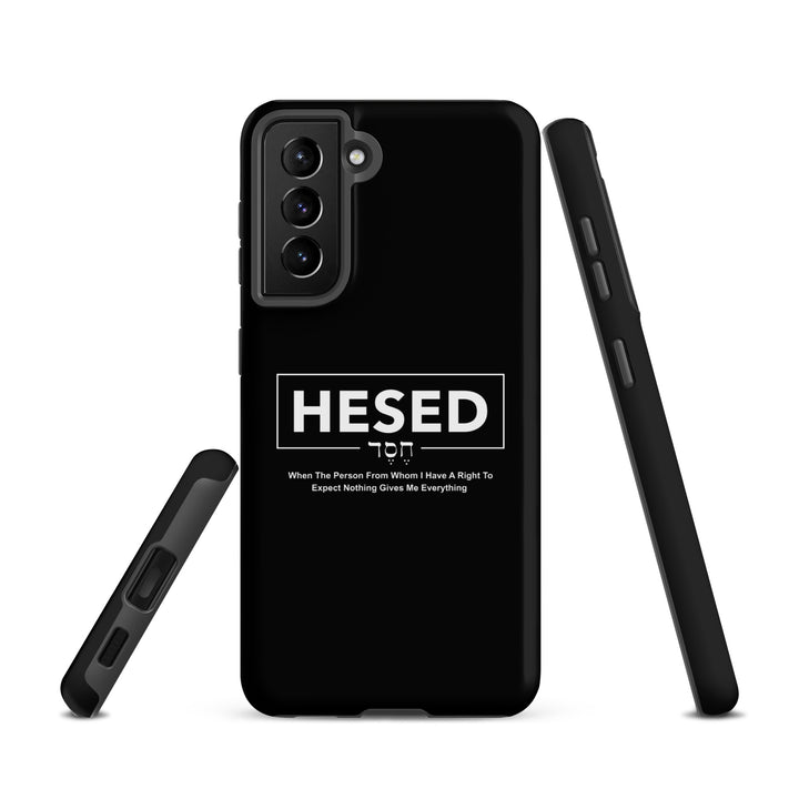 Christian Phone Case Hesed Everything Black for Samsung® Samsung® Phone Cases   