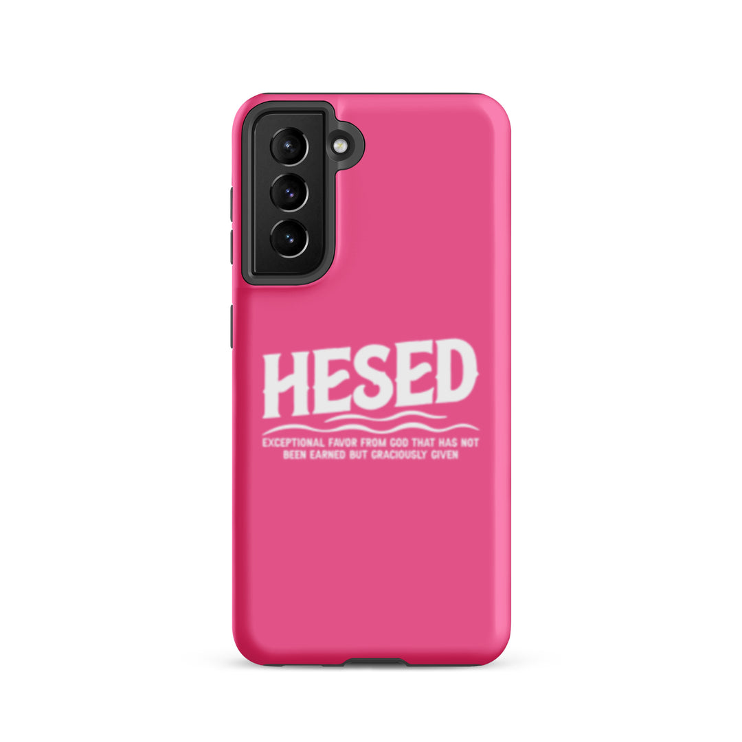 Christian Phone Case Hesed Exceptional Favor Pink for Samsung® Samsung® Phone Cases Matte Samsung Galaxy S21 