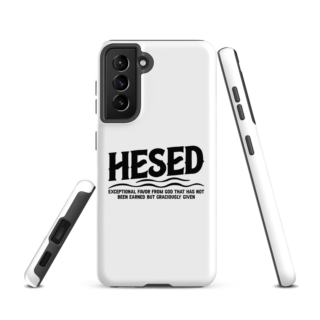 Christian Phone Case Hesed Exceptional Favor White for Samsung® Samsung® Phone Cases   