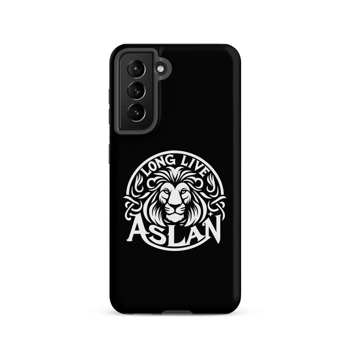 Christian Phone Case Long Live Aslan Black for Samsung® Samsung® Phone Cases Matte Samsung Galaxy S21 