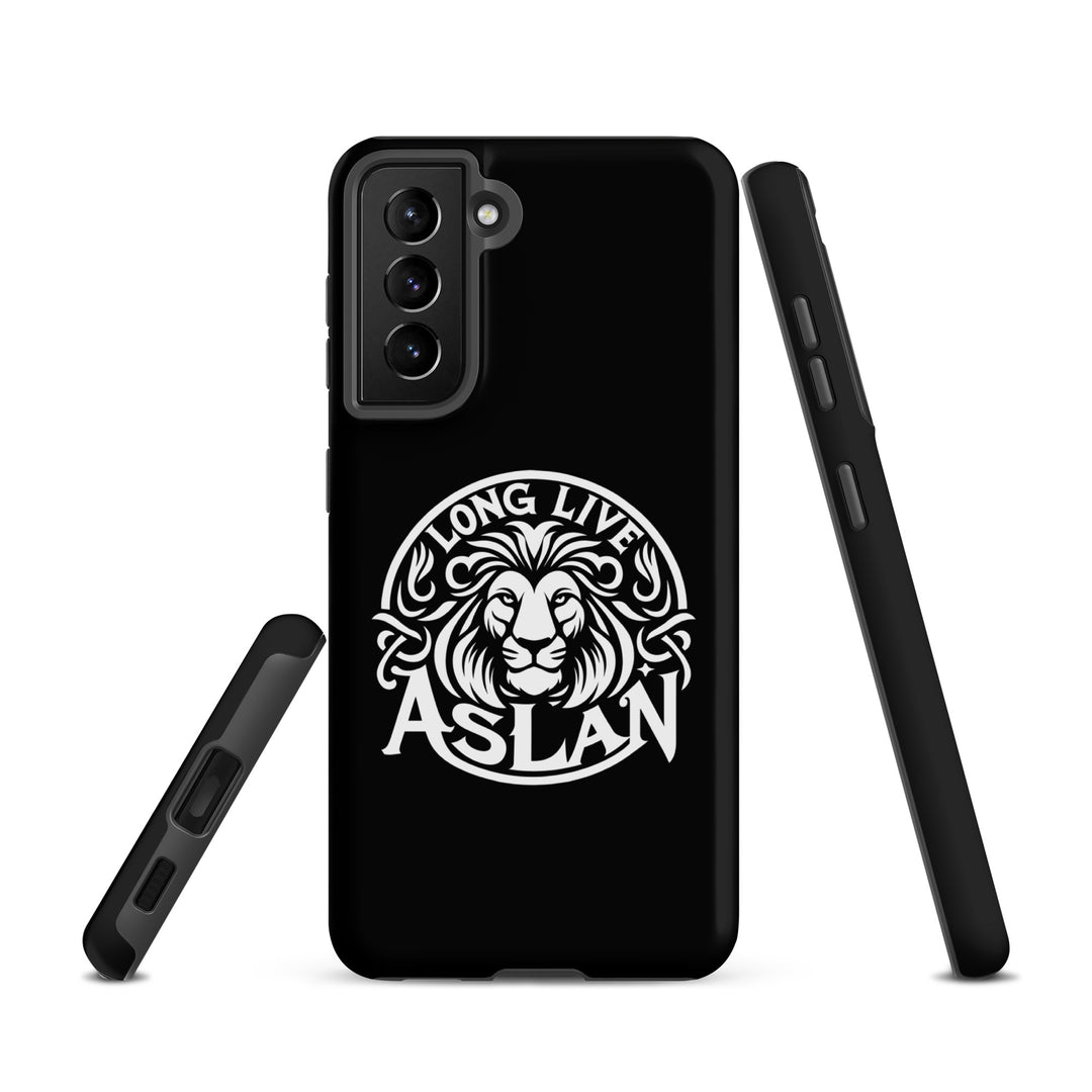 Christian Phone Case Long Live Aslan Black for Samsung® Samsung® Phone Cases   