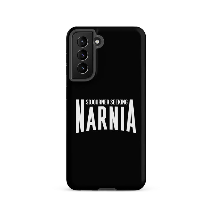 Christian Phone Case Sojourner Seeking Narnia Black for Samsung® Samsung® Phone Cases Matte Samsung Galaxy S21 