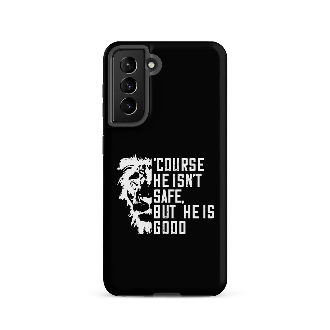 Christian Phone Case Christian Phone 'Course He Isn't Safe Black for Samsung® Samsung® Phone Cases Matte Samsung Galaxy S21 